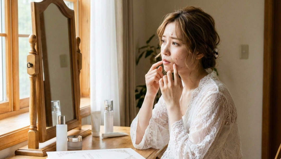 花嫁のニキビケア