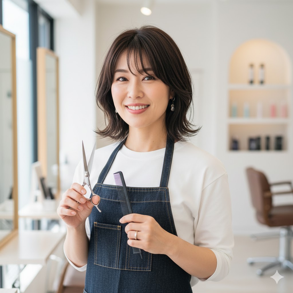 のり子さん：30代美容師