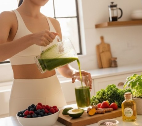 オーガニック食材とキッチン